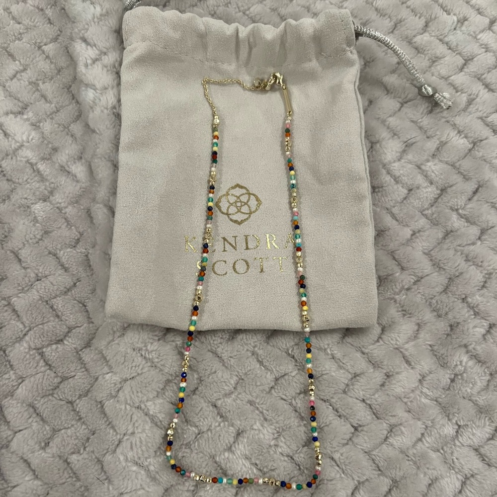 Colorful beaded Kendra Scott necklace